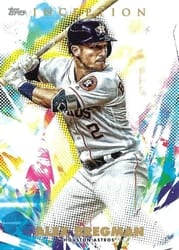 2020 Topps Inception Base Set Alex Bregman #33 card