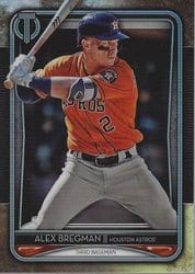 2020 Topps Tribute Base Set Alex Bregman #14 card
