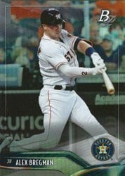 2021 Bowman Platinum Base Set Alex Bregman #87 card