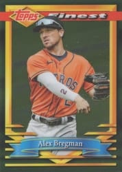 2021 Finest Flashbacks Base Set Alex Bregman #58 card