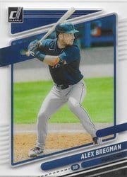 2021 Panini Chronicles Clearly Donruss Alex Bregman #1 card