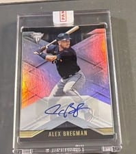 2021 Panini Chronicles Titanium Autographs Alex Bregman #7 card