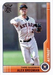 2021 Topps Big League Base Set Alex Bregman #25 card