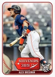2021 Topps Big League Souvenirs Alex Bregman #SO-14 card