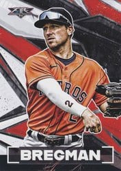 2021 Topps Fire Base Set Alex Bregman #79 card