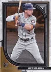 2021 Topps Museum Collection Base Set Alex Bregman #4 card