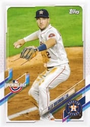 2021 Topps Opening Day Base Set Alex Bregman #58 card