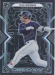 2022 Panini Chronicles Obsidian Alex Bregman #21 card