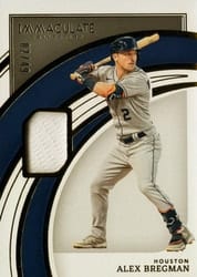 2022 Panini Immaculate Collection Base Set Alex Bregman #5 card
