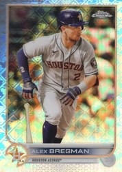 2022 Topps Chrome Logofractor Edition Base Set Alex Bregman #44 card