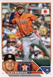 2023 Topps Japan Edition Base Set Alex Bregman #102 card