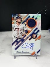 2025 Topps Pristine Pristine Pieces Autograph Relics Alex Bregman #PPAR-AB card