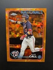 2024 Topps Chrome Sapphire Edition Base Set Alex Call #496 card