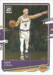 2020-21 Donruss Optic Base Set Alex Caruso #98 card