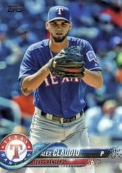 2018 Topps Base Set Alex Claudio #404 card