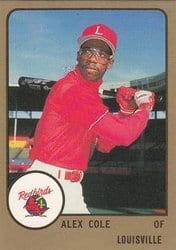 1988 ProCards Base Set Alex Cole #438 card