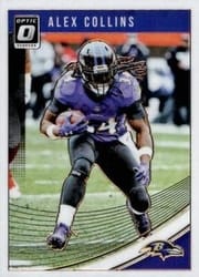 2018 Donruss Optic Base Set Alex Collins #11 card