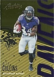 2018 Panini Absolute Base Set Alex Collins #8 card