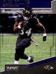 2018 Panini Playoff Base Set Alex Collins #15 card