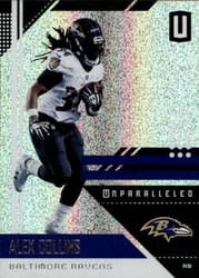 2018 Panini Unparalleled Base Set Alex Collins #17 card