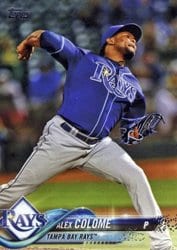 2018 Topps Base Set Alex Colome #332 card
