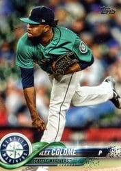 2018 Topps Update Base Set Alex Colome #US267 card