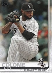 2019 Topps Update Base Set Alex Colome #US76 card