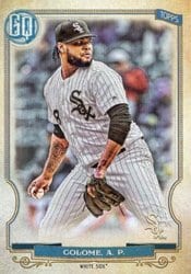 2020 Topps Gypsy Queen Base Set Alex Colome #44 card
