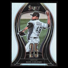 2021 Panini Select 25 Man Alex Colome #25M-20 card