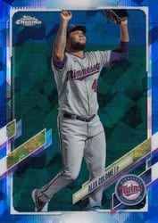 2021 Topps Chrome Sapphire Edition Base Set Alex Colome #533 card