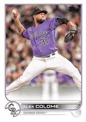 2022 Topps Update Base Set Alex Colome #US325 card