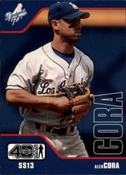2002 Upper Deck 40-Man Base Set Alex Cora #688 card