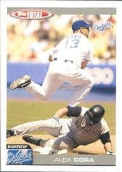 2004 Topps Total Base Set Alex Cora #162 card