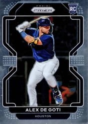 2022 Panini Prizm Base Set Alex De Goti #183 card
