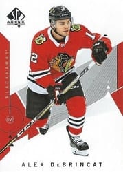 2018-19 SP Authentic Base Set Alex DeBrincat #72 card