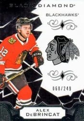 2018-19 Upper Deck Black Diamond Base Set Alex DeBrincat #BDB-AD card