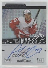 2023-24 Upper Deck Credentials Ticket Access Autograph Alex DeBrincat #TAA-AD card