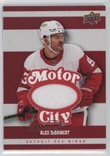 2025-26 Upper Deck Detroit Red Wings Centennial Motor City Materials Alex DeBrincat #MCM-AD card