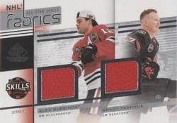 2022-23 SP Game Used 2022 NHL All-Star Game Jersey Duals Alex DeBrincat/Brady Tkachuk #AS2-5 card