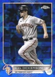 2022 Topps Chrome Sapphire Edition Base Set Alex Dickerson #362 card