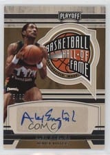 2021-22 Panini Chronicles Hall of Fame Autographs Alex English #HOF-AEN card