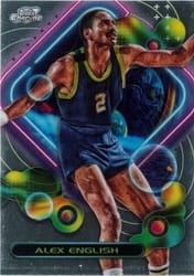 2023-24 Topps Chrome Cosmic Base Set Alex English #37 card