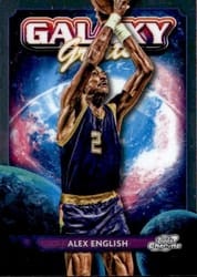 2023-24 Topps Chrome Cosmic Galaxy Greats Alex English #GG-24 card
