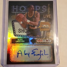 2023-24 Topps Motif Headline Signatures Alex English #HS-AE