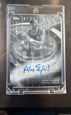 2025-26 Topps Midnight Stroke of Midnight Autographs Alex English #SM-AE card