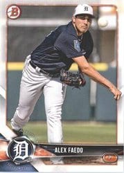 2018 Bowman Draft Base Set Alex Faedo #BD-41 card