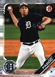 2019 Bowman Prospects Alex Faedo #BP-78 card