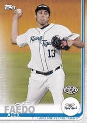 2019 Topps Pro Debut Base Set Alex Faedo #199 card