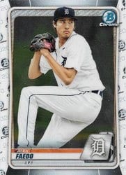 2020 Bowman Chrome Prospects Alex Faedo #BCP-158 card