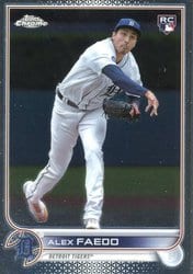 2022 Topps Chrome Update Base Set Alex Faedo #USC196 card